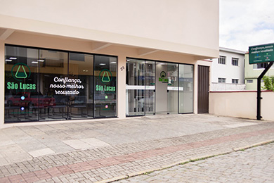 Fachada do Laboratório São Lucas em São João Batista